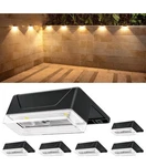 Ellasay Solar Fence Lights Outdoor: IP65 Waterproof Rgb Powered With. Fixed Price $30.99.