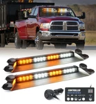 Lumenix Led Emergency Dash Strobe Lights Bar W/controller Windshield Visor Sa.... Fixed Price $90.71.