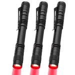 Red Led Pen Flashlights, Mini, Waterproof Pocket With Clip, Small .... Fixed Price $21.07.