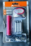 New 2 Pack Ozark Trail Led Flashlight & Headlamp 40 Lumens Batteries 4309. Fixed Price $7.14.