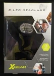Xgear 8 Led Headlamp Headlight 3 Modes Pivots New (batteries Not Included). Fixed Price $14.99.