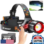 Yuseub 99000LM Rechargeable Headlamp Super Bright Led Light 12 Modes Motion. Fixed Price $52.84.