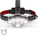 Victoper Led Headlamp Rechargeable 8 Modes Bright IPX5 Waterproof Usb Light. Fixed Price $18.99.