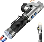 Rechargeable Tactical Flashlights 1600 High Lumens 2 SOURCES,6 MODES,90. Fixed Price $54.36.