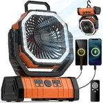 Camping Fan 20000MAH Rechargeable Led Lantern Portable Remote Control Vosfeel. Fixed Price $59.99.