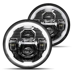 7 Inch Led Headlights Halo Round Dot H6024 Hi Low Jeep Wrangler Hwstar Pair 1000. Fixed Price $209.99.