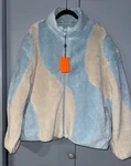 Young La - 5187 Fuzzy Teddy Jackets Blue Mens Xl Tags Included. Fixed Price $50.00.