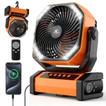 Kitwlemen Camping With Light - 20000MAH Rechargeable Battery Fan, 60HRS M.... Fixed Price $76.61.