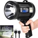 Led Flashlight 200000LM Super Bright Searchlight Rechargeable Spotlight Handheld. Fixed Price $27.78.