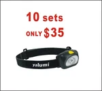 Led Headlamp Yalumi Spark, With Advanced Aspherical Lens. 1.5X Brighter. Fixed Price $35.00.