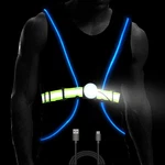 Longu Led Running Reflective Vest Safety Night Light Usb Rechargeable Cycling.... Fixed Price $39.00.