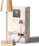 IP54 Poldina Rechargeable Table Lamp,cordless Waterproof Led LAMP,5200 Gold. Fixed Price $85.35.