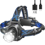 Led Rechargeable Headlamp, 800 Lumens Super Bright With T6 Bea.... Fixed Price $22.06.