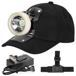 Led Mining Headlamp Rechargeable Waterproof Headlight With Miner Cap White. Fixed Price $65.98.