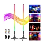 2 Pack 4FT Rgb With Stand, 5000MAH Battery Tube, Lightin.... Fixed Price $131.31.