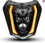 Bicyaco Dot Led Dirt Bike Headlight With Drl Turn Signal, 66W 3000LM High Low. Fixed Price $203.60.
