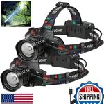 Azamine 99000 Lumen Rechargeable Led Headlamp 2-PACK, 3 Modes, Usb-c. Fixed Price $59.60.