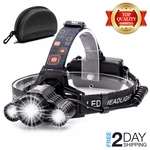 Linterna De Recargable Brillante Led Mpara Cabeza Impermeable + Zoom Focus.. Fixed Price $38.71.