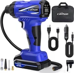 Carsun Tire Inflator Portable Air Compressor, 150PSI Cordless Pump With Dc. Fixed Price $64.11.
