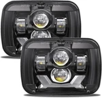 5X7 7X6 Led Headlights H6054 Dot Headlamp Compatible With Jeep Cherokee Xj 198... Fixed Price $149.99.