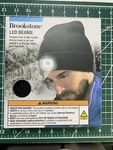 Brookstone Beanie Knit Hat New Factory Sealed. Fixed Price $7.50.