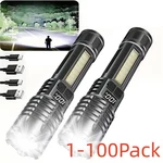 1-100X 990000LUMEN Super Bright Led Tactical Rechargeable Flashlights. Fixed Price $79.99.