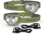 Energizer PRO-400 Headlamp Rechargeable (2-PACK), IPX4 Water Resistant. Fixed Price $33.79.