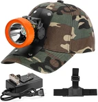 Ultra-bright Led Mining Headlamp,rechargeable Waterproof Hard Hat White Light. Fixed Price $86.17.