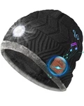 Bluetooth Beanie With Light, Rechargeable Hat 4 Led Headlamp & Headpho.... Fixed Price $40.77.