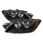 Headlight Set Fits 07-11 Mazda CX-7 Halogen Black With Performance Lens. Fixed Price $349.99.