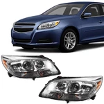 Fione Headlights Compatible With Chevy Malibu 2013 2014 2015 Halogen Headlamp.... Fixed Price $239.19.