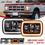 Pair 7X6" Projector Halo Led Headlights Hi/lo Fit 82-93 Chevy S10 Blazer Gmc S15. Fixed Price $67.49.