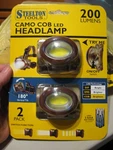 Steelton Camo 200 Lumens Led Adjustable Headlight Weather Resistant Lamp. Fixed Price $13.64.