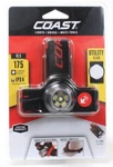 Coast Utility Beam Hinged Adjustment Hardhat Compatible 175 Lumens Bright. Fixed Price $26.99.