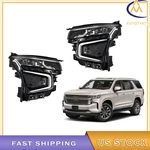 For Chevy Tahoe/suburban 2021 2022 2023 Left&right Led Headlamps Headlights Assy. Fixed Price $299.11.