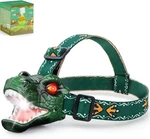 Led Dinosaur Headlamp For Kids, Children's Flashlight T-rex Toys. Fixed Price $26.99.