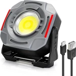 Sunpro Magnetic Work Rechargeable, Portable Floodlight With Hook, Stepless. Fixed Price $32.99.
