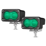 3" S2 Sport Green Hunting Led Cube Pods 4000LUMENS Work Scene Lights. Fixed Price $34.95.