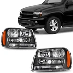 Philtop Headlights Assembly For 2002-2009 Chevy TRAILBLAZER6504LAH585TUS. Fixed Price $186.71.