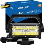 Wfpower Portable Led Work Light Magnetic Base 120W Waterproof Spot Flood Lamp. Fixed Price $55.24.