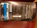 5000 Lumen Rechargeable Led Flashlight Type Usb, 7 Modes, Focusing Beam, Power. Fixed Price $41.99.