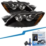 Fits 07-11 Mazda CX-7 Halogen Black Housing Headlights Set With Performance Lens. Fixed Price $383.09.