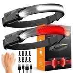 Cankroo Headlamps Rechargeable With Red 19" - 40" Adjustable Headband, Black. Fixed Price $35.76.
