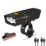 Bike Headlight And Taillight Set, Bright Usb Rechargeable Front Wi.... Fixed Price $56.81.