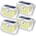 Welalo Solar Motion Sensor Lights Outdoor, 3 MODES/4 PACK/188 Led 270 Wi. Fixed Price $40.15.