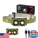 Mossy Oak 600 Lumens Rechargeable Headlamp Led Light White & Red, Waterproof. Fixed Price $30.49.