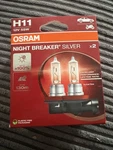 Osram Night Breaker Silver +100% H11 Headlight Bulbs (twin) 64211NBS-2HB. Fixed Price $22.77.