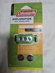 Coleman Exploration Headlamp Green Lifetime Bulb Super Lightweight Sealed. Fixed Price $14.99.
