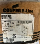 B-line B1RRP4C, Pre-fab Ring Plate, 4" Box, 2-1/8" Raised, 1-DEVICE, Qty 25. Fixed Price $200.00.