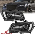Black Headlights Led Drl Projector Headlamps W/bulbs For 2011-2023 Chrysler 300. Fixed Price $158.89.